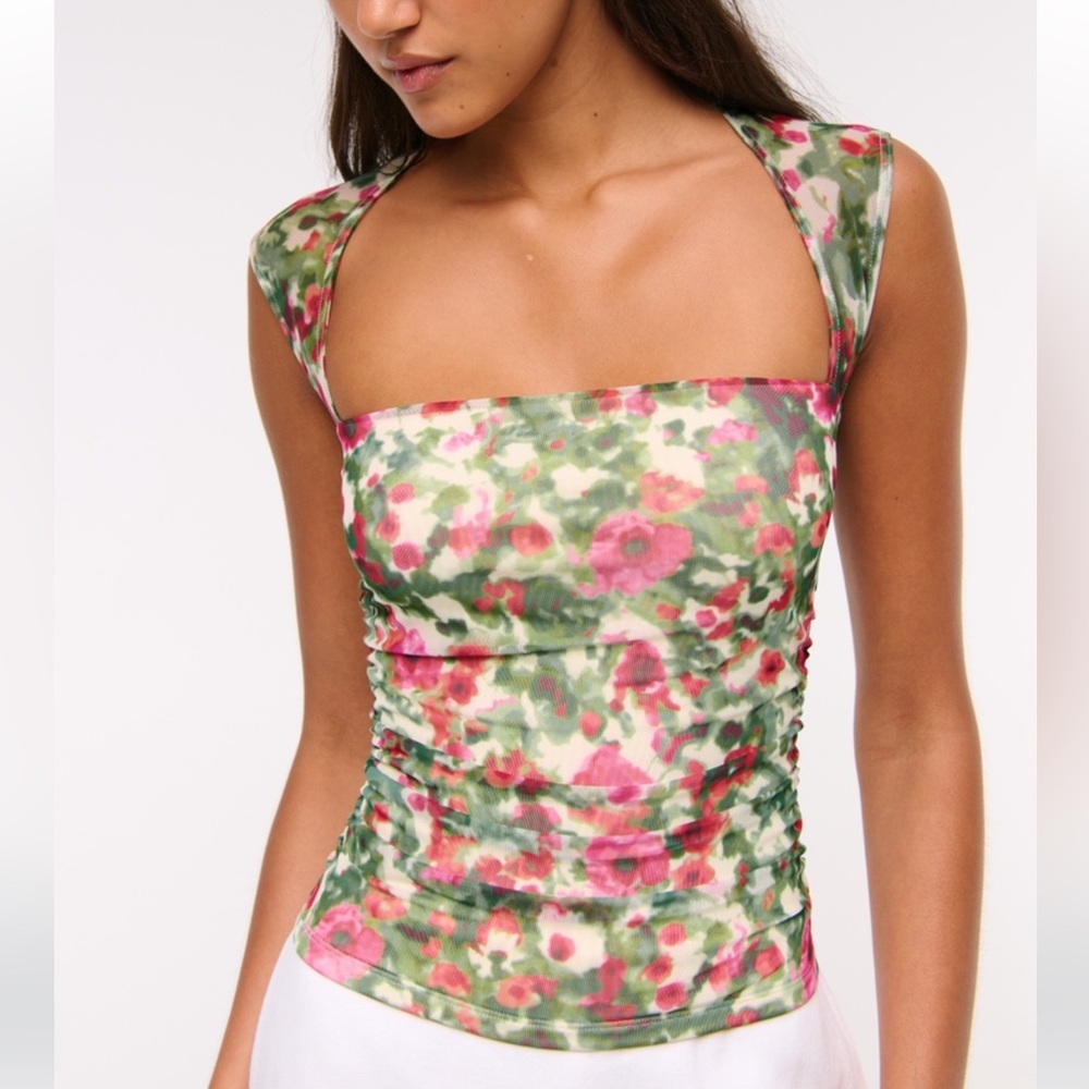 A&F Ava mesh Top